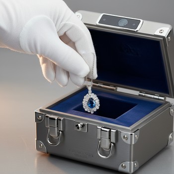 Ultrasonic cleaner labeled with safe/unsafe stones