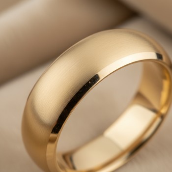 Round-over diagram on a ring edge