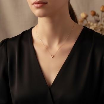 V-neck with 18–20 inch pendant
