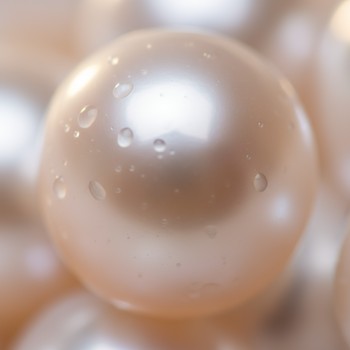 Creamy pearl with dawn-soft luster